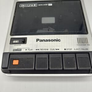 Panasonic Slim Line II Cassette Tape Recorder Portable Dictation Machine RQ-2765